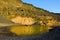 Lago Verde in Lanzarote Canary Islands