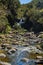 Lagoa do Lajeado waterfall in Madeira island