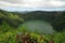 Lagoa Rasa in an old volcanic crater