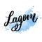 Lagom meaning inspirational handwritten text. Simple scandinavian lifestyle