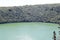 Lagoon or lake of guatavita in Colombia, source of the el dorado legend