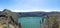 Lagoon or lake of guatavita in Colombia, source of the el dorado legend