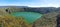 Lagoon or lake of guatavita in Colombia, source of the el dorado legend