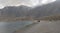 Lagoon by the volcano Nevado de Toluca