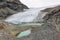 Lagoons in glacier de Rhemes-Golette in Vanoise national park, France