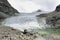 Lagoons in glacier de Rhemes-Golette in Vanoise national park, France