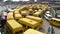 Lagos, Nigeria - 16 July 2016 : The yellow taxis of Lagos are iconic of the city