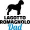 Lagotto Romagnolo dad silhouette