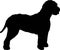 Lagotto Romagnolo silhouette black