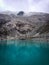 Laguna 69, a glacial lake. Cordillera Blanca, Huaraz, Peru