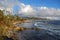 Laguna Beach, California coastline by Heisler Park during the winter months.