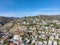 Laguna Beach coastline town with vilas on the hills, Southern California Coastline, USA