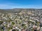 Laguna Beach coastline town with vilas on the hills, Southern California Coastline, USA