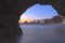 Laguna Beach through the keyhole cave