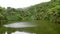 Laguna Botos, a Blue Lake in Poas National Park of Costa Rica