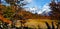 Laguna Capri and Mount Fitz Roy with autumn colors, Argentina