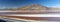 Laguna Colorada panoramic view. Eduardo Avaroa Andean Fauna National Reserve. Bolivia