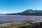 Laguna Colorada, shallow salt lake in the southwest of the altiplano of Bolivia