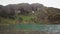 Laguna del Caminante, a lagoon in Ushuaia, Tierra del Fuego island, Patagonia Argentina