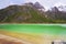 Laguna Esmeralda, Emerald lake near Ushuaia, Tierra Del fuego, Argentina