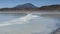 Laguna Honda in English `Deep Lagoon` in sud Lipez Altiplano reserva Eduardo Avaroa - Bolivia