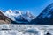 Laguna Torre and Fitz Roy peak