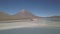 laguna verde and blanca in the Andes near volcano Licancabur