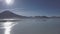 laguna verde and blanca in the Andes near volcano Licancabur