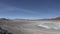 laguna verde and blanca in the Andes near volcano Licancabur