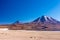 Lagunas Altiplanicas, Miscanti y Miniques, amazing view at Atacama Desert. Chile, South America