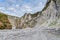 Lahar mudflow remnants at Pinatubo volcano, Philippin