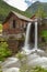 Lahner Saege, a historic sawmill, Ulten Valley, South Tyrol,