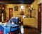 Laid table and medieval interior in Mdina, Malta