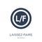 Laissez-faire icon. Trendy flat vector Laissez-faire icon on white background from Business collection