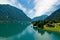 Lake Achensee and the Gaisalm, between Pertisau and Achenkirch, Tyrol, austria