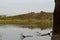 Lake against a mountain background, Lake Elementaita