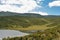 Lake against a Mountain background, Mount Kenya National Park