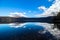 Lake Albano, a volcanic crater lake near Rome, Italy