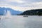Lake Annecy, boating, sailing and paraglider