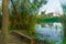 Lake and Antipatris Fort Binar Bashi, Yarkon Tel-Afek National Park