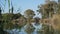 Lake at Antipatris Fort Binar Bashi, Yarkon Tel-Afek National Park in the morning