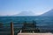 Lake Atitlan ruined wooden pathway San Marcos La Laguna Guatemala