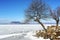 Lake Balaton in winter time