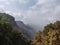 Lake  Beautiful scenery Mountain range Maharashtra Matheran India cloudy