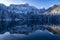 Lake  BelopeÅ¡ko in a fresh snow