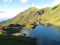 Lake Bilea in Fagaras, Transsylvania, Romania