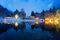 Lake Blausee at winter, Switzerland