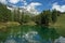 Lake Blue with Mount Cervino (Matterhorn) on the background