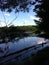 Lake on Blue Mountain in Canada