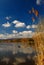 Lake and blue sky